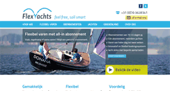 Desktop Screenshot of flexyachts.nl